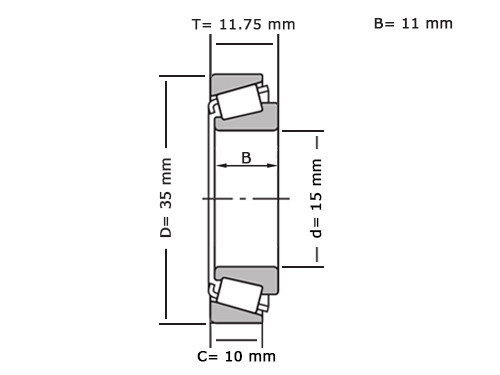 IBB Tapered Roller Bearing 30202