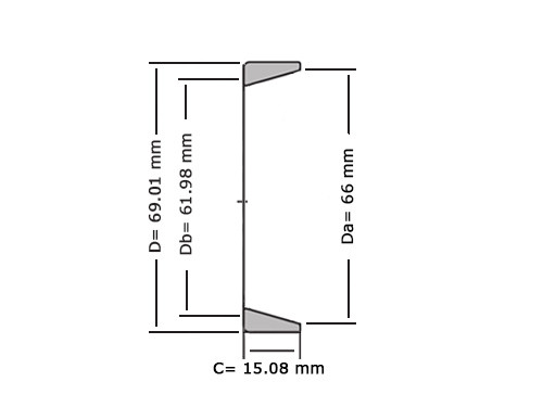 NTN Kegellager 4T-13620 (68.13x69.01x15.08mm)