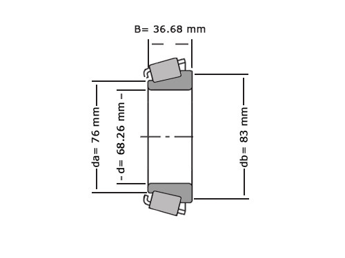 Timken Kegellager 560 S
