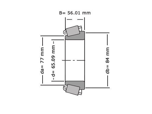 Timken Kegellager 6379