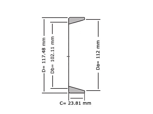 Timken Buitenring Kegellager 66461