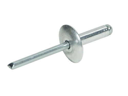 Blindklinknagel DIN 7337 Grote Platbolkop 4x16mm Kop 12mm Aluminium/Staal Verzinkt