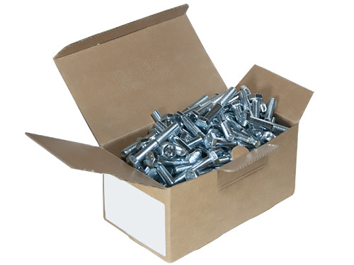 Zeskanttapbout Deeldraad DIN 931 M10x95 8.8 Galvanisch Verzinkt (doos 50 stuks)