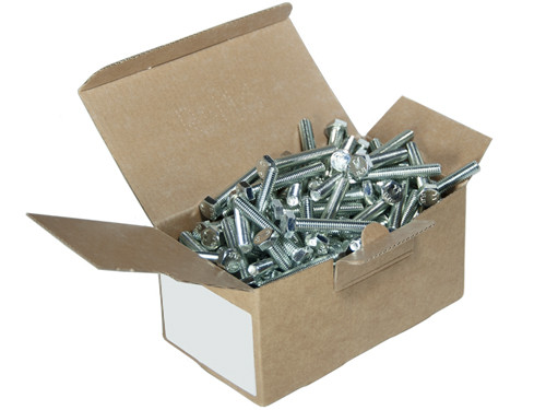 Zeskanttapbout Voldraad DIN 933 M6x12 8.8 Verzinkt (doos 200 stuks)