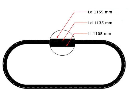 Optibelt V-Snaar A43.5