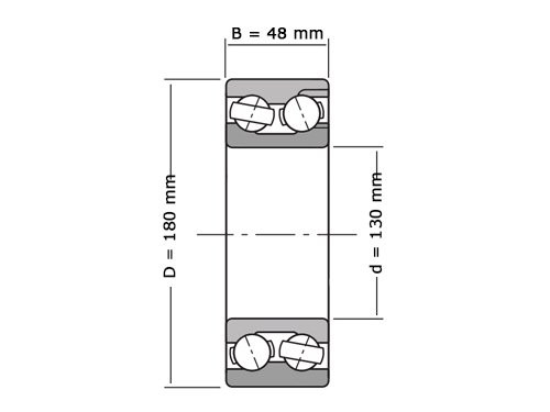 NSK Hoekcontactlager Tweerijig 7926 C TR DUL P3 (130x180x48mm)