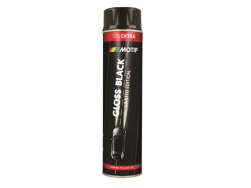 Motip Spuitbus Autolak Zwart Glans 600ml Limited Edition