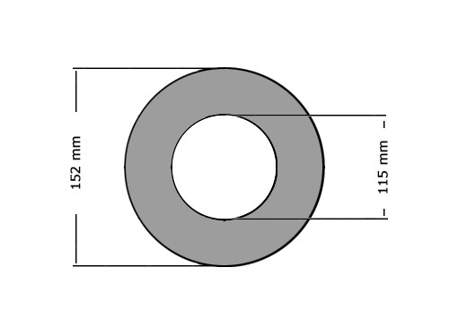Pakking DIN2690 DN100 PN6 115X152mm 0.25mm