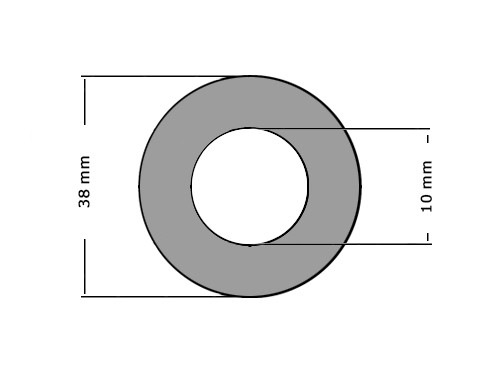 Pakking DIN2690 DN6 PN10/16/25/40 10X38mm 0.25mm