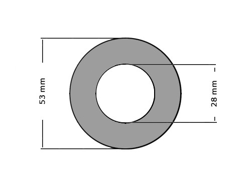 Pakking DIN2690 DN20 PN6 28X53mm 0.25mm