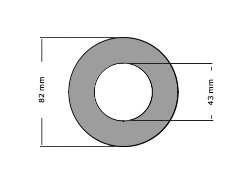 Pakking DIN2690 DN32 PN10/16/25/40 43X82mm 0.75mm