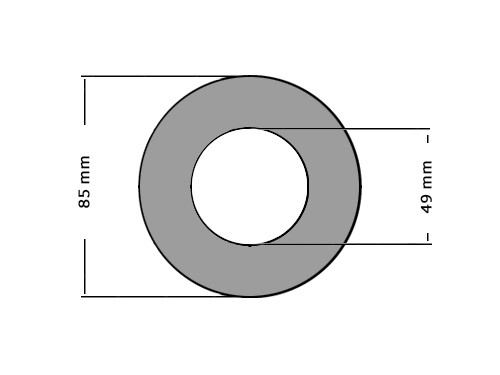 Pakking DIN2690 DN40 PN6 49X85mm 0.25mm