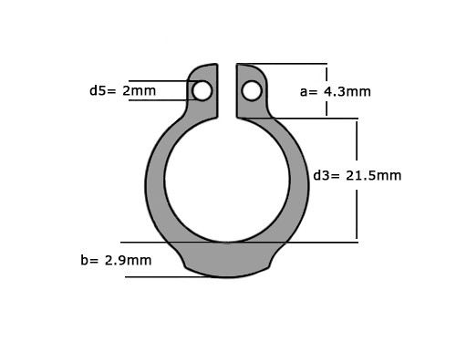 Seegerring DIN 471 23mm