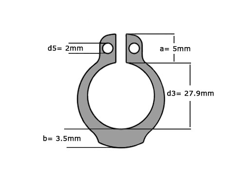 Seegerring DIN 471 30mm