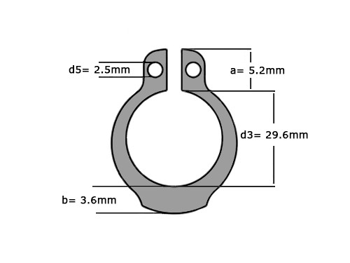 Seegerring DIN 471 32mm