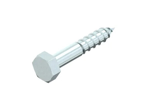 Zeskant houtdraadbout DIN 571 M12x240 Verzinkt