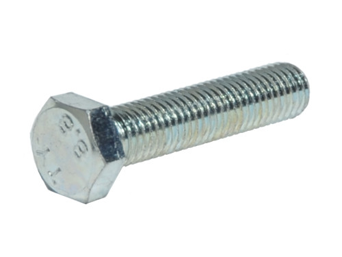 Zeskanttapbout Voldraad DIN 933 M5x10 8.8 Galvanisch Verzinkt (doos 200 stuks)
