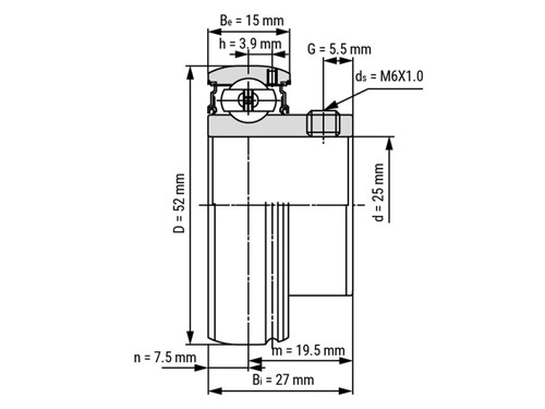 IBB Insert Lager AS205 (25mm)