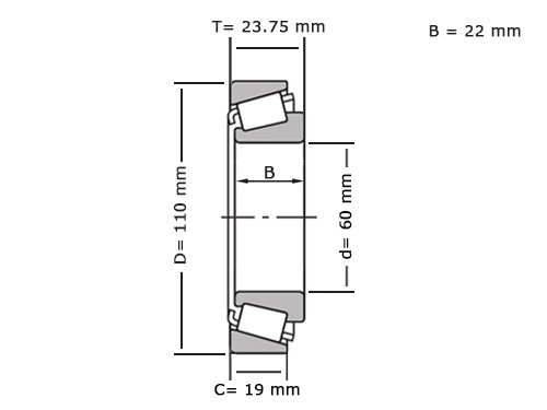 IBB Tapered Roller Bearing 30212