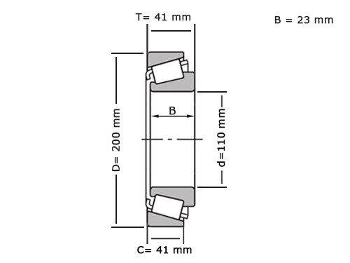IBB Tapered Roller Bearing 30222