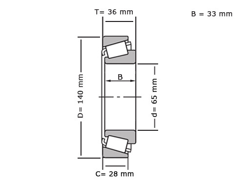IBB Tapered Roller Bearing 30313
