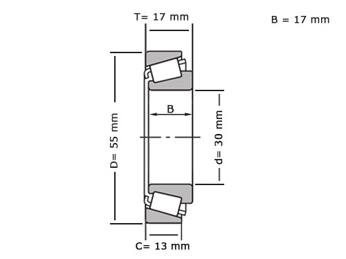 IBB Tapered Roller Bearing 32006