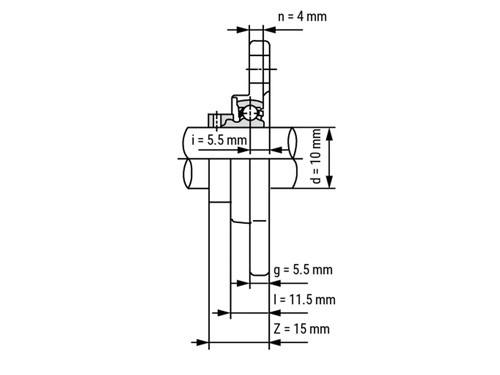 IBB Flange Bearing Oval KFL000 (10mm)