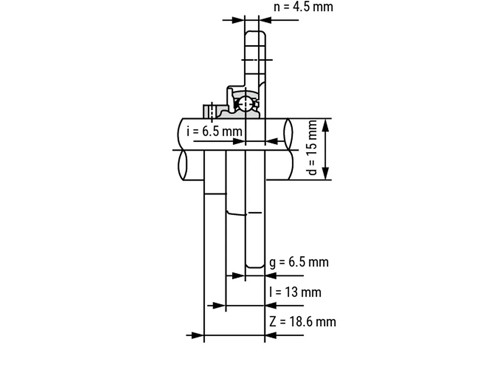 IBB Flange Bearing Oval KFL002 (15mm)