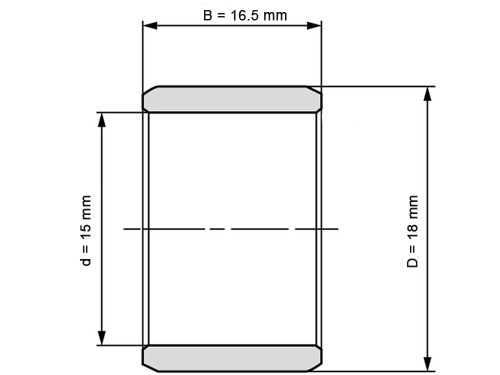 INA Binnenring Naaldhulslager IR 15x18x16.5