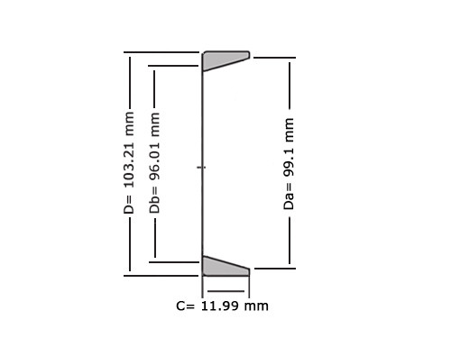 Timken Buitenring Kegellager L812111