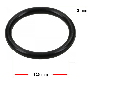 O-Ring 123X3mm NBR 70