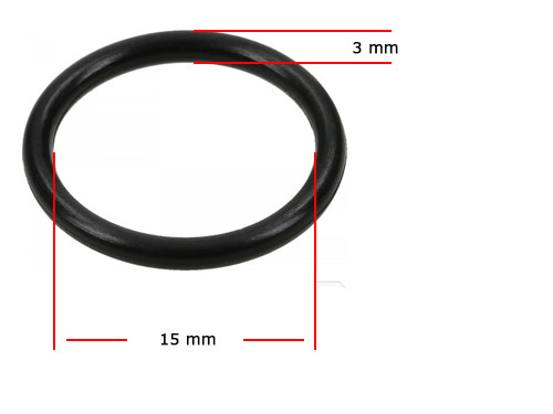 O-Ring 15X3mm NBR 70