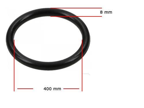 O-Ring 400X8mm NBR 70