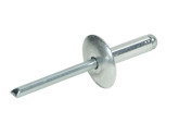 Blindklinknagel DIN 7337 Grote Platbolkop 4.8x12mm Kop 16mm Aluminium/Staal Verzinkt photo