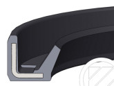 Dichtomatik Oliekeerring 25x35x4mm BAOF NBR 70 photo