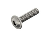 Laagbolkopbout met binnenzeskant en flens ISO 7380-2 M6x35 RVS A2 photo