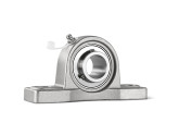 IBB Flange Bearing Standing UCP201 Stainless Steel (12mm) photo
