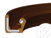 Dichtomatik Oliekeerring 11x22x7mm BA Viton photo
