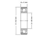 FAG Hoekcontactlager Eenrijig 7602035 TVP (35x75x17mm) photo