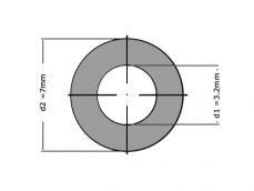 Sluitring DIN 125A M3 Verzinkt (500 stuks) photo