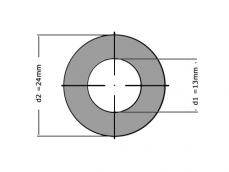 Sluitring DIN 125A M12 Verzinkt (200 stuks) photo
