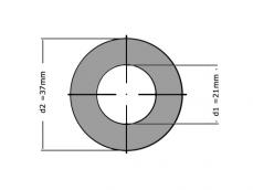 Sluitring DIN 125A M20 Verzinkt photo