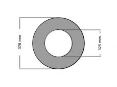 Pakking DIN2690 DN300 PN10 325x378mm 1.25mm photo