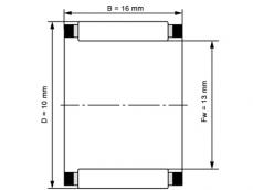 INA Naaldlager K10-13-16 TV (10x13x16mm) photo