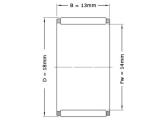 INA Naaldlager K14x18x13 (14x18x13mm) photo