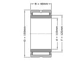 SKF Naaldlager Met Binnenring NA4922 (110x150x40mm) photo