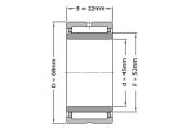 SKF Naaldlager Met Binnenring NA4909 (45x68x22mm) photo