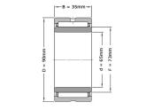NKE Naaldlager Met Binnenring NKI65/35 (65x90x35mm) photo