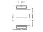 SKF Naaldlager Met Binnenring NKIS17 (17x37x20mm) photo