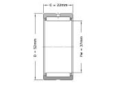 SKF Naaldlager Zonder Binnenring NKS37 (37x52x22mm) photo